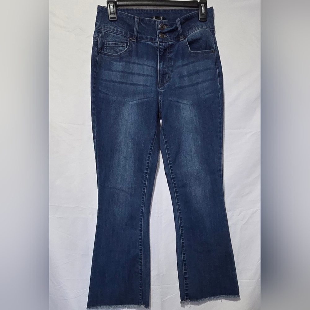 Daily Threads Women's Blue Flared Jeans